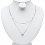Collana double con punto luce