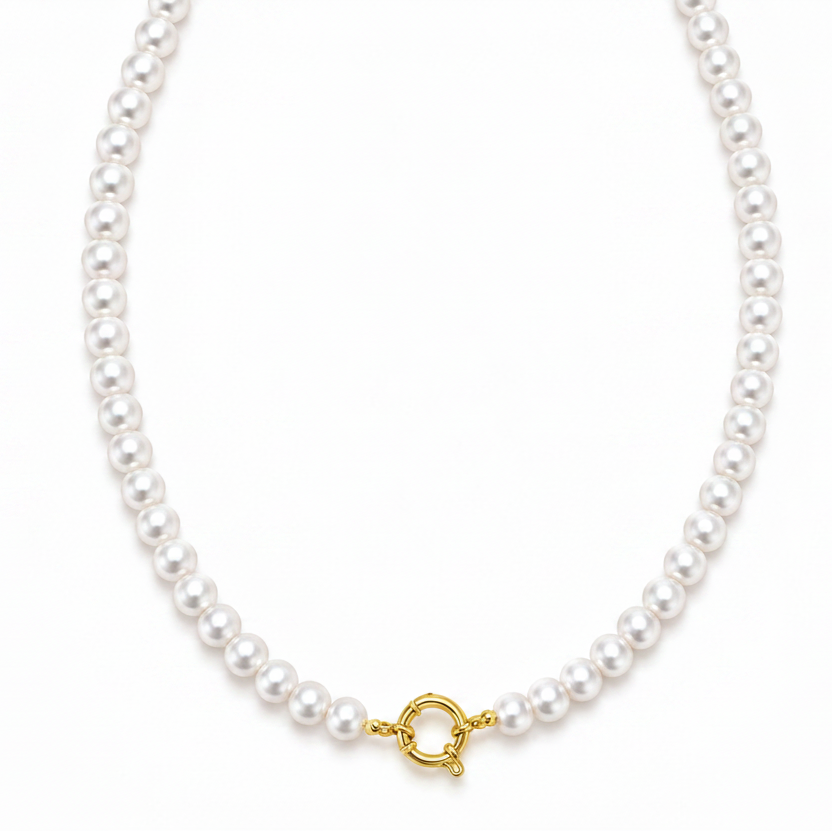 Collana di perle per ciondoli
