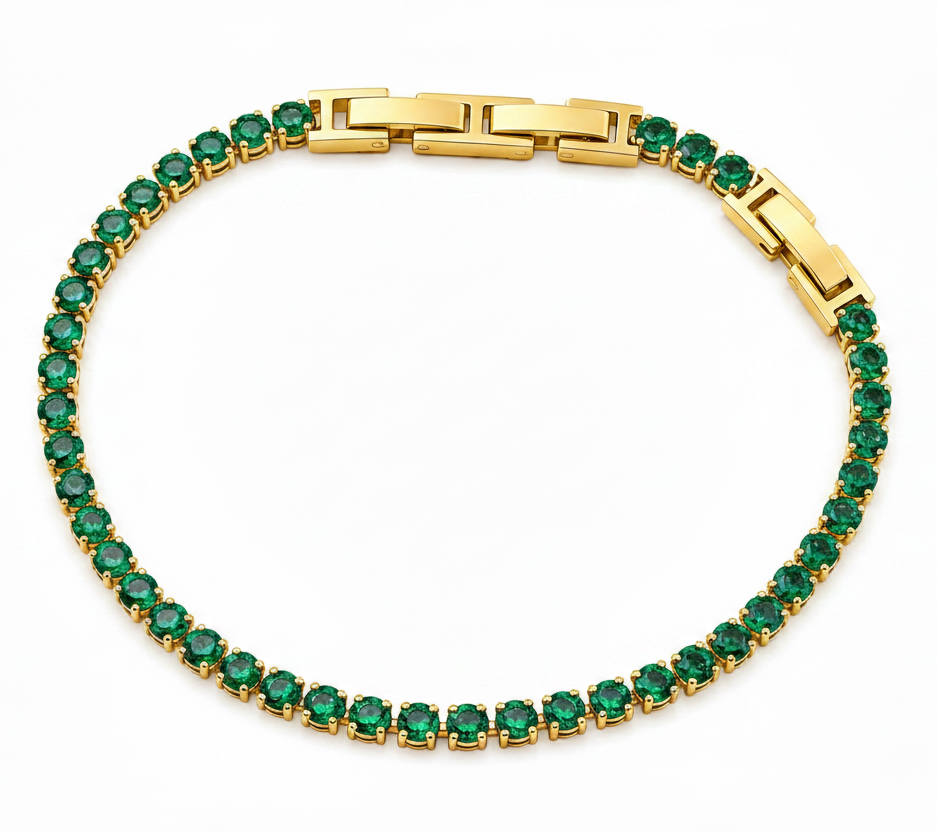 Bracciale tennis colorato