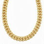 Ice cuban collana con zirconi