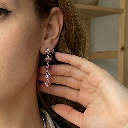 Orecchini Pendenti LUCKY LEAF – Collezione Fortuna – Eldra Milano