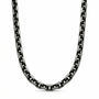 Collana IRON CORE – Catena Massiccia a Maglia Forzatina | Eldra Milano