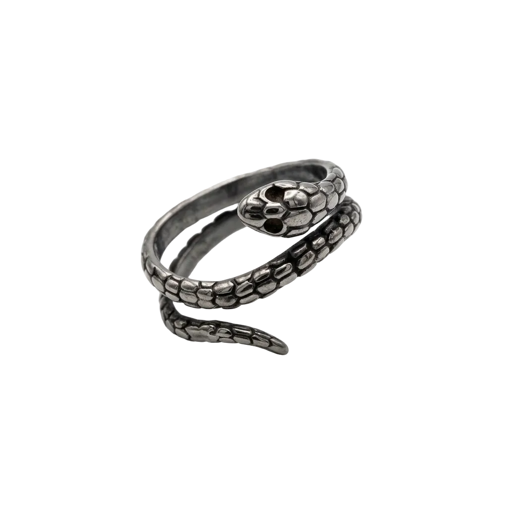 Anello SERPENT WRAP | Acciaio Inox Semi-Regolabile – Eldra Milano