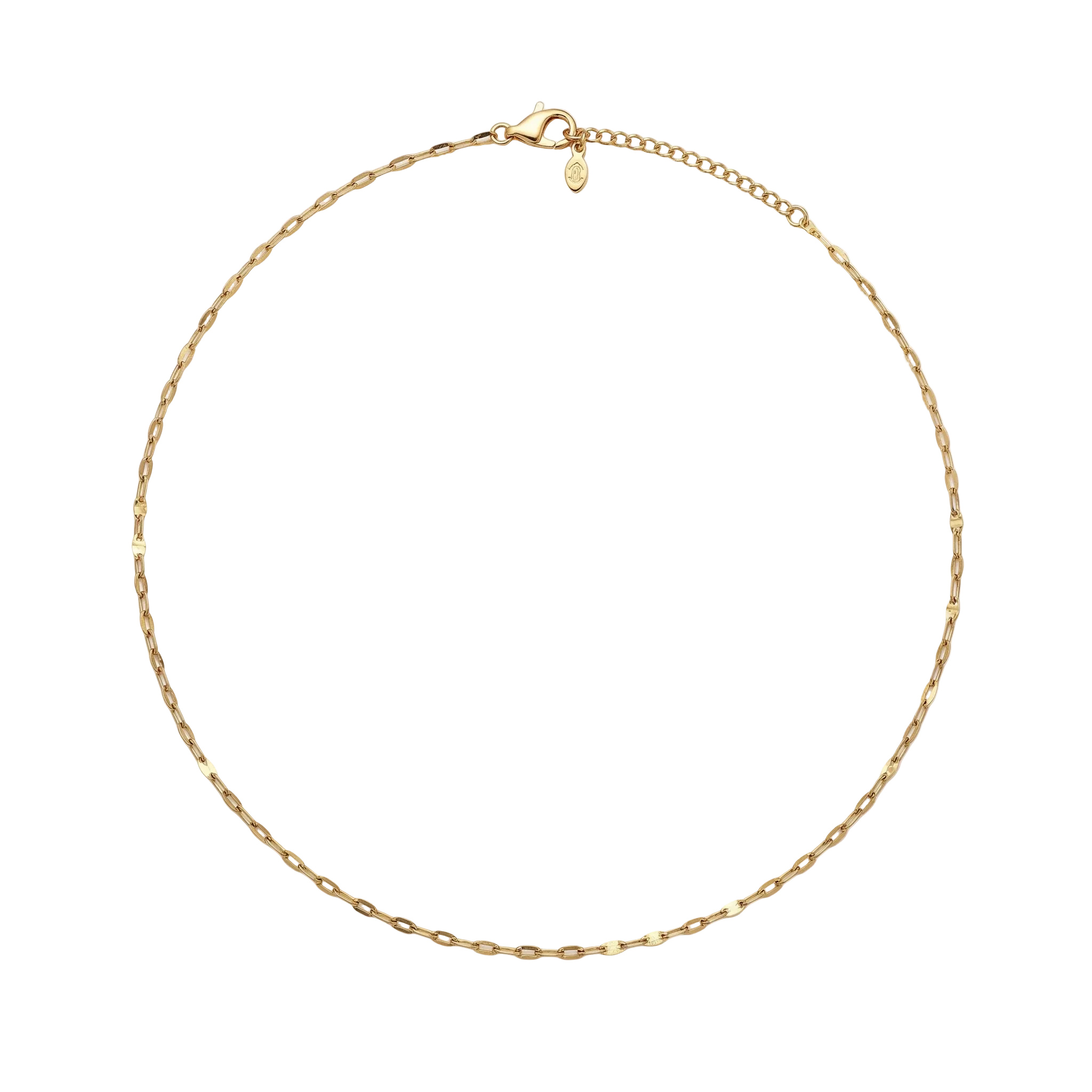 Collana GOLDEN LEAF | Catenina a Trama di Foglie in Acciaio Inox Oro – Eldra Milano