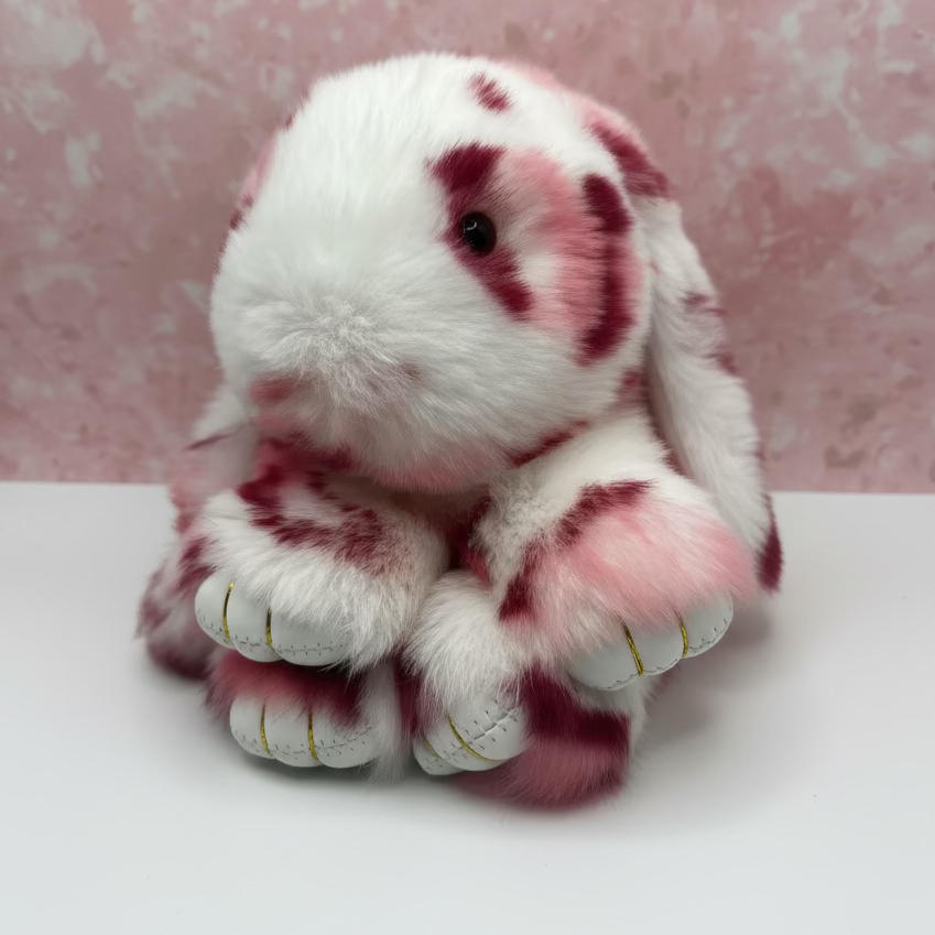 "Fluffy Bunny" – Luxury Bag Charm
