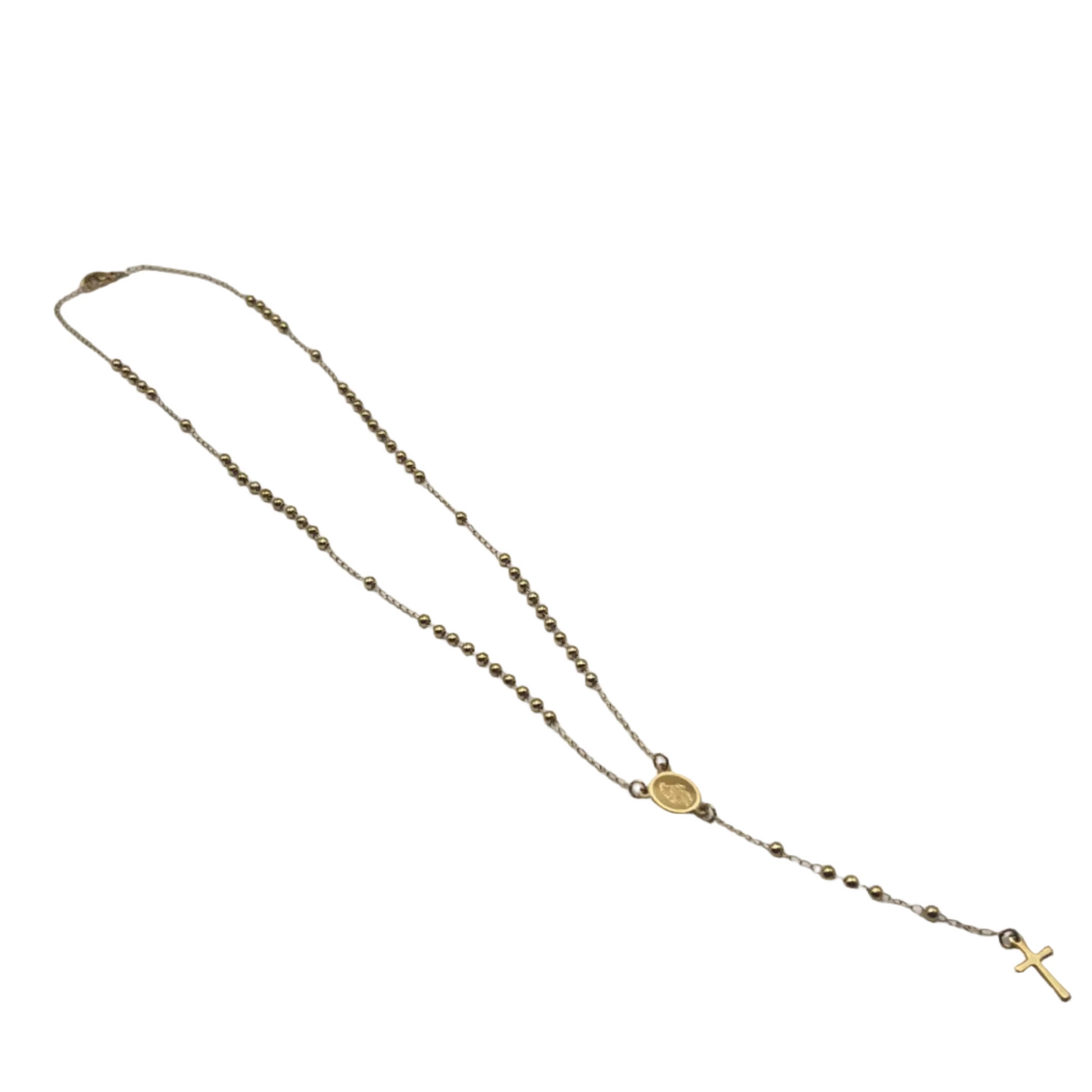 Collana Rosario Moderno in Acciaio Inox – Disponibile in Nero, Oro e Argento | Eldra Milano