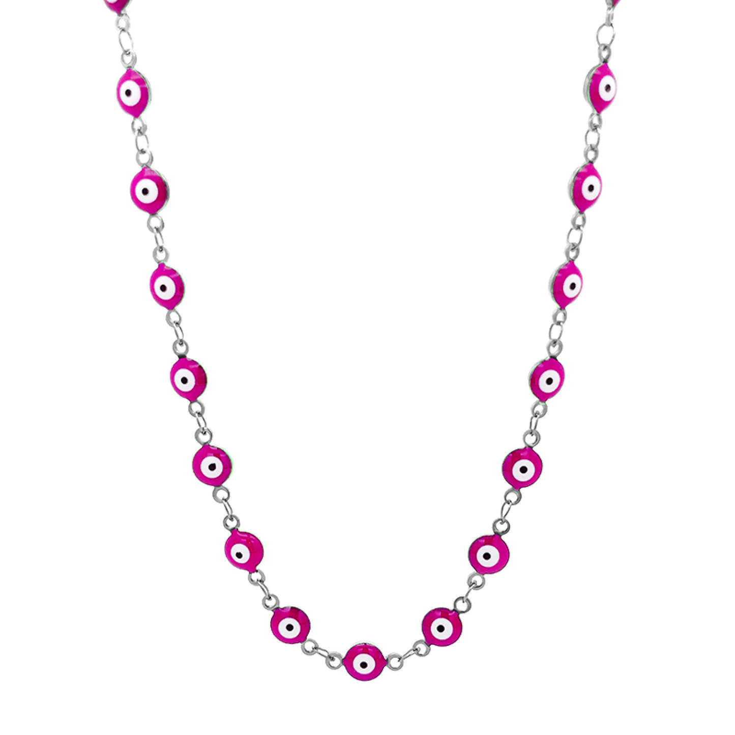 EYE PROTECT – Collana Girocollo con Occhio Greco Portafortuna – Eldra Milano