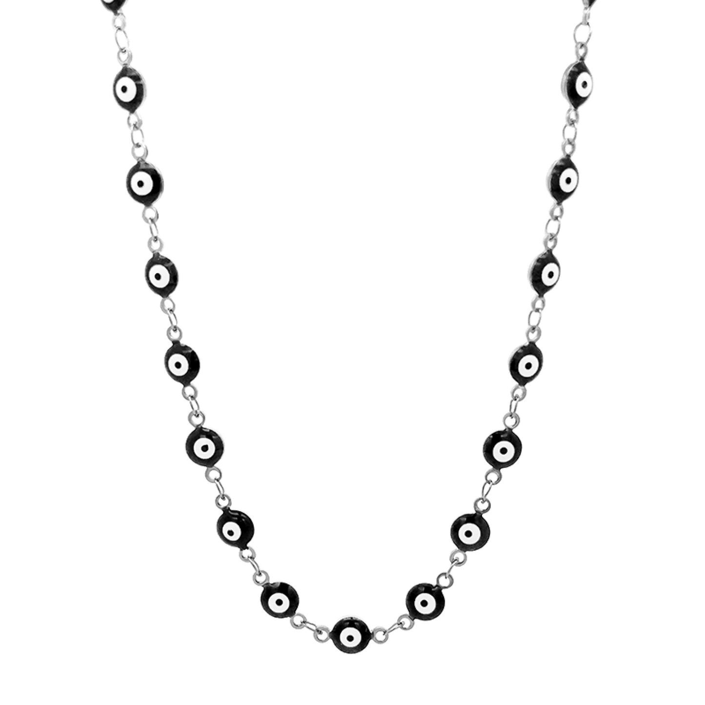 EYE PROTECT – Collana Girocollo con Occhio Greco Portafortuna – Eldra Milano
