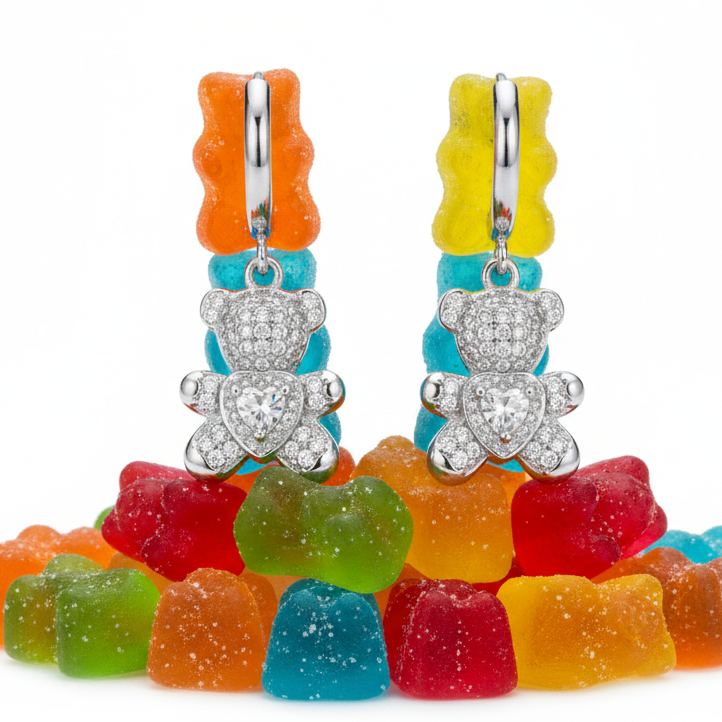 Orecchini Glow Teddy