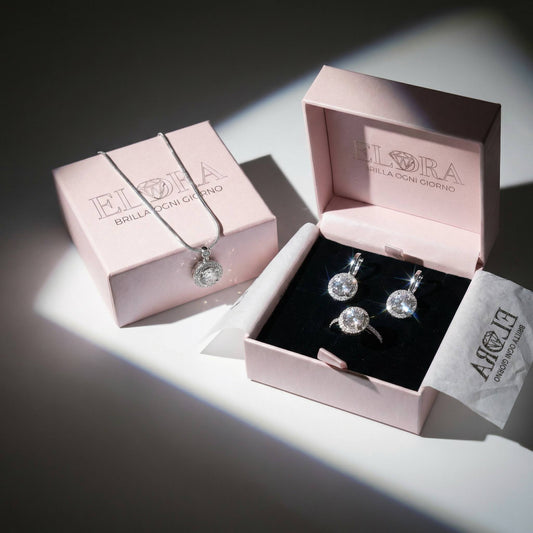 Parure Completa Luce Infinita – Set Halo 3-in-1