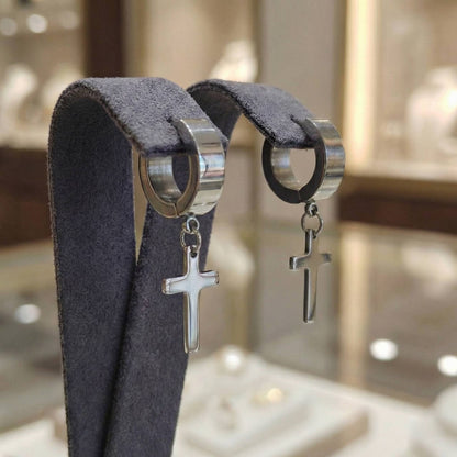 Orecchini Eternal Cross - Unisex Steel