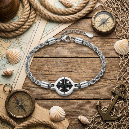 Bracciale "Ocean Link" – Compass Edition