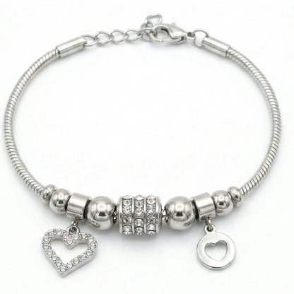 Bracciale "Hearts Harmony" – Charm Edition