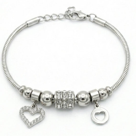 Bracciale "Hearts Harmony" – Charm Edition