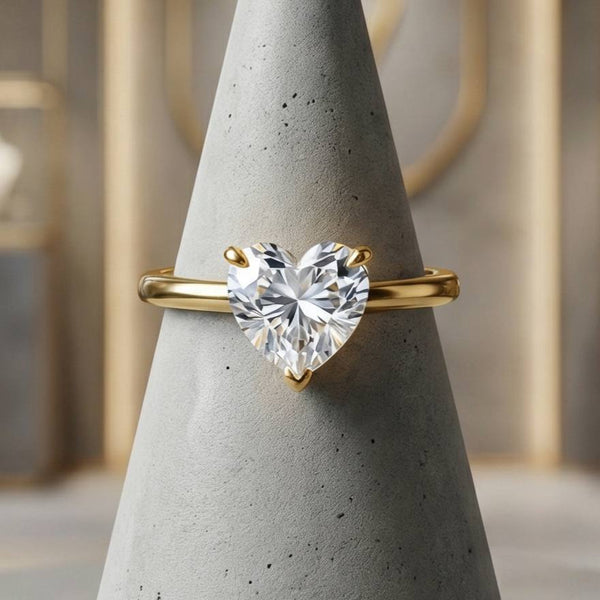 Set Simple Heart - Combo Collana + Anello