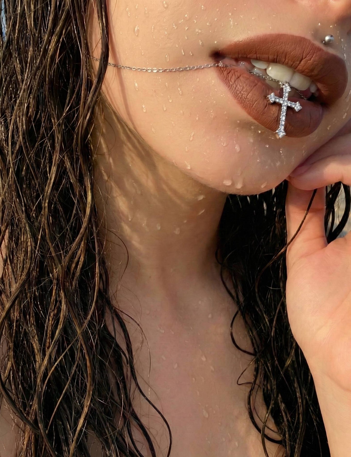 Collana Eternal Crux con Zirconi - ELDRA Milano