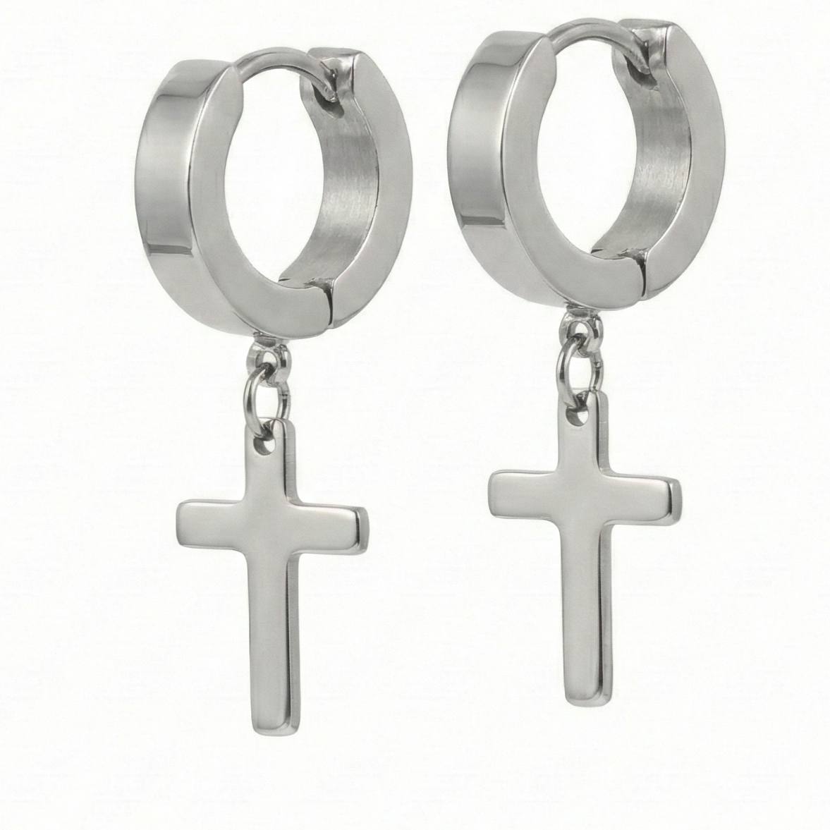 Orecchini Eternal Cross - Unisex Steel
