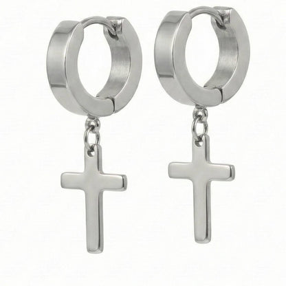 Orecchini Eternal Cross - Unisex Steel