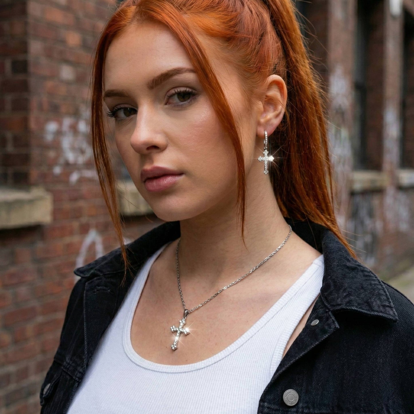 Collana Eternal Crux con Zirconi - ELDRA Milano