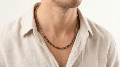 Collana Identity Occhio di Tigre - Linea 4316