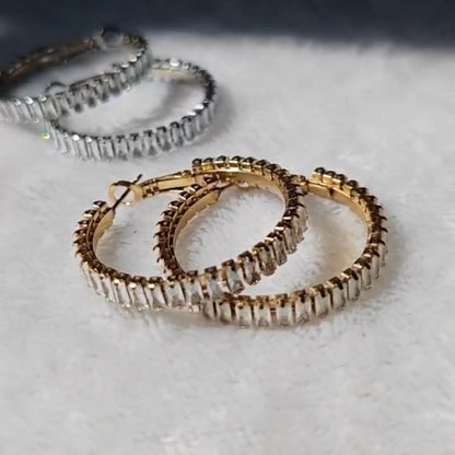 Orecchini a Cerchio "Glow Halo"