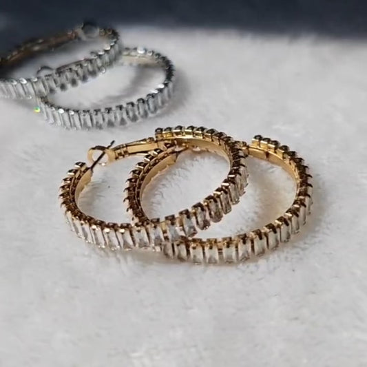 Orecchini a Cerchio "Glow Halo"