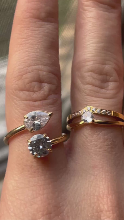 Anello "Aura" - Abbraccio di luce