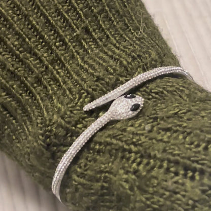 Bracciale Rigido SNAKE GLAM – Design a Serpente | Eldra Milano