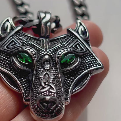 WOLF FENRIR in Acciaio Inox Massiccio - Eldra Milano