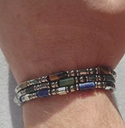 Bracciale Steel & Stones