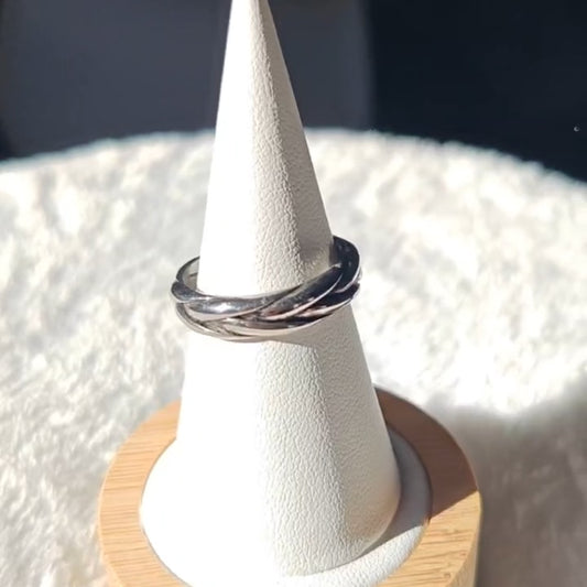 Anello "Trinity Steel"