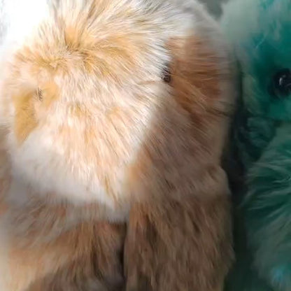 "Fluffy Bunny" – Luxury Bag Charm