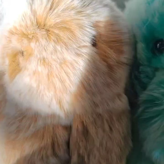 "Fluffy Bunny" – Luxury Bag Charm