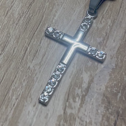 Collana ROPE CROSS SHINE | Eldra Milano