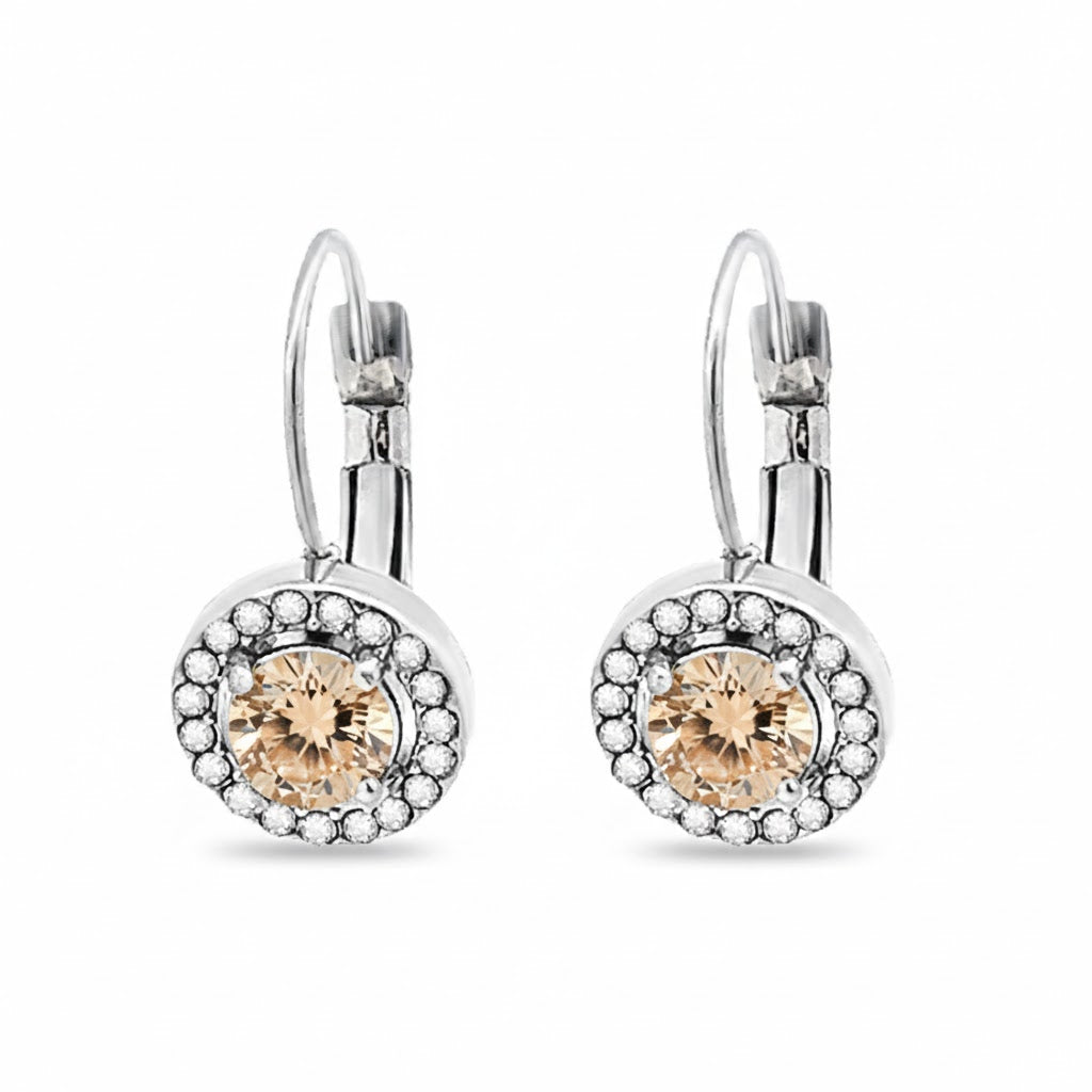 Orecchini Halo Brillante – Luce Pura