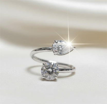 Anello "Due Anime" - Regolabile - Eldra Milano