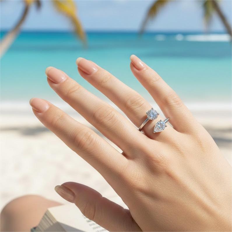 Anello "Due Anime" - Regolabile - Eldra Milano