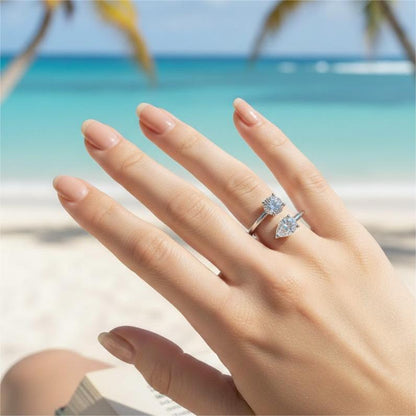 Anello "Due Anime" - Regolabile - Eldra Milano